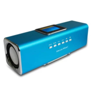 Music Man MA Display blau mini zvučnik AUX, FM radio, SD, prijenosni, USB plava (metalik) boja slika