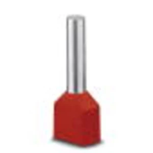 Dvostruka kabelska stopica 2 x 1 mm² x 12 mm Izolirani dio Crvena Phoenix Contact 3240679 100 ST slika