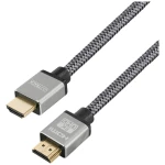 Maxtrack HDMI priključni kabel HDMI A utikač, HDMI A utikač 1.50 m crna C 221-1,5HNL Ultra HD (8K) HDMI kabel