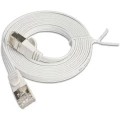 LAN (RJ45) Mreža Priključni kabel CAT 6 U/FTP 0.5 m Bijela plosnati Slim Wirewin slika