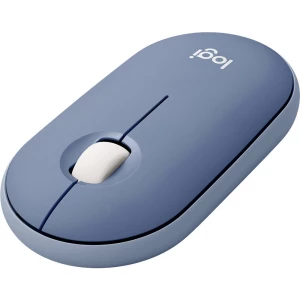 Logitech Pebble M350 Wireless miš bežično optički plava boja 3 Tipke 1000 dpi slika