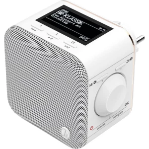 DAB+ (1012) Podžbukni radio Hama DR40BT-PlugIn AUX, Bluetooth Bijela slika