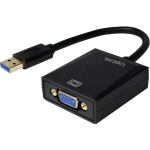 LogiLink USB / VGA Adapter [1x Muški konektor USB 3.0 tipa A - 1x Ženski konektor VGA] Crna