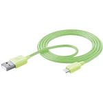 Cellularline USB 2.0 Priključni kabel [1x Muški konektor USB 2.0 tipa A - 1x Muški konektor USB-C™] 1.00 m Zelena