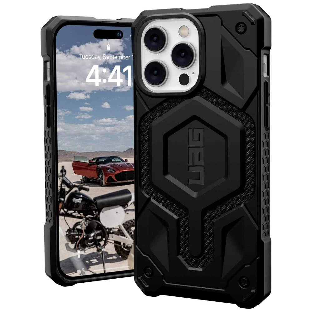 Urban Armor Gear Monarch Pro MagSafe Pogodno za model mobilnog telefona: iPhone 14 Pro Max, crna Urban Armor Gear Monarch Pro MagSafe case Apple iPhone 14 Pro Max crna slika