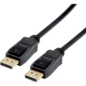 Value DisplayPort priključni kabel 2.00 m 11.99.5811 sa zaštitom crna [1x muški konektor displayport - 1x muški konektor slika