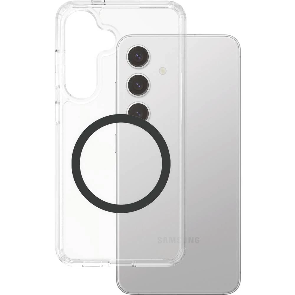 PanzerGlass CARE Flagship Urban Combat stražnji poklopac za mobilni telefon Samsung Galaxy S25+ prozirna, crna induktivn slika