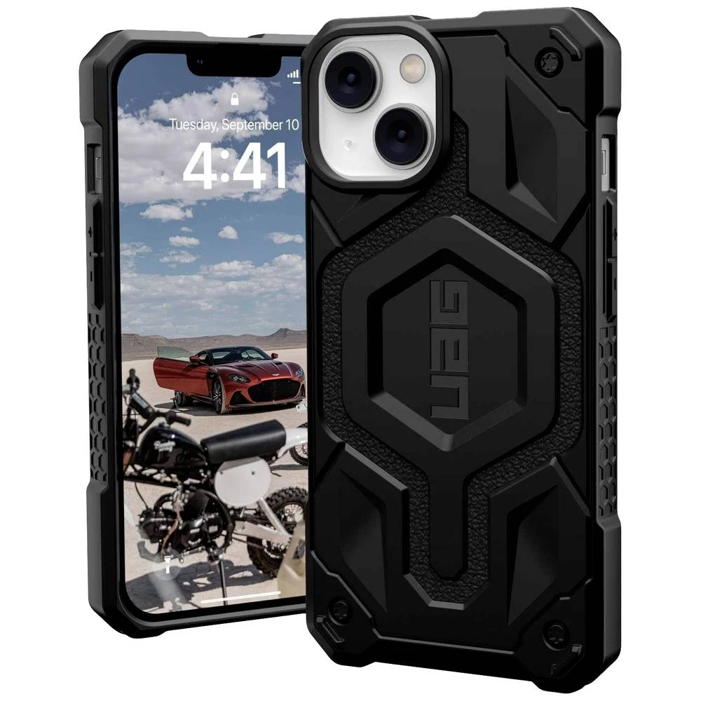 Urban Armor Gear Monarch Pro MagSafe Pogodno za model mobilnog telefona: iPhone 14, iPhone 13, crna Urban Armor Gear Monarch Pro MagSafe case Apple iPhone 14, iPhone 13 crna slika