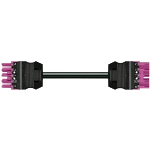WAGO 771-9935/006-207/080-000 mrežni priključni kabel mrežni konektor - mrežni adapter Ukupan broj polova: 5 crna, ružičasta 2 m 1 St. slika
