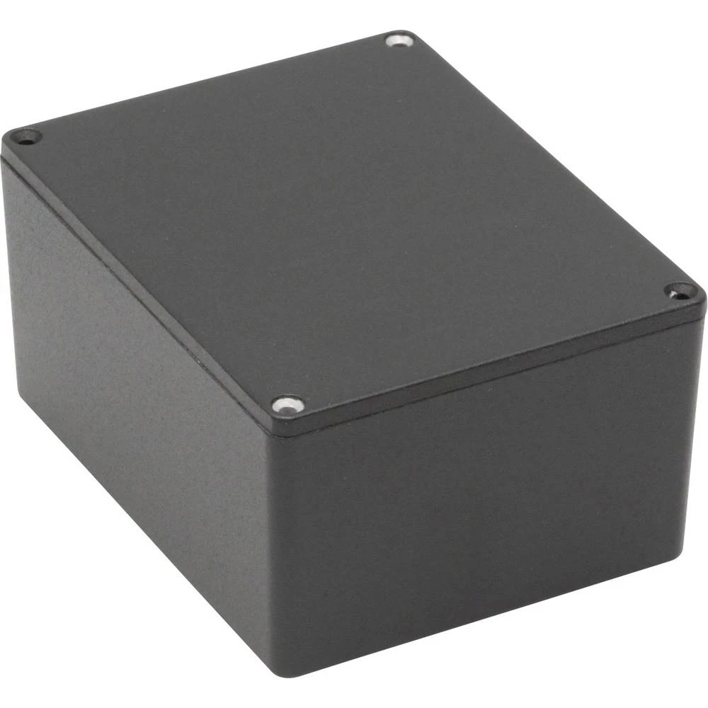 Univerzalno kućište 121 x 95 x 61 Aluminijum Crna Hammond Electronics 1590PPBK 1 ST slika