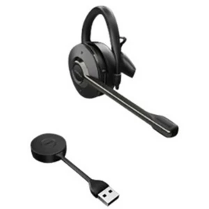 Jabra Engage 55 telefon On Ear Headset DECT mono crna kontrola glasnoće, utišavanje mikrofona, mono, petlja za uho slika
