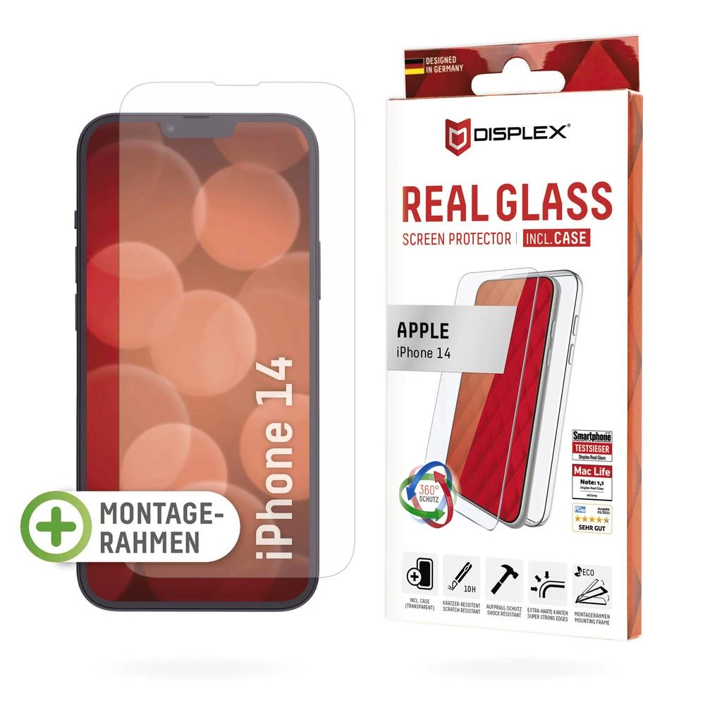 DISPLEX "Real Glass" + Case zaštitno staklo zaslona iPhone 14 1 St. 1710 slika