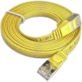 LAN (RJ45) Mreža Priključni kabel CAT 6 U/FTP 0.5 m Žuta plosnati Slim Wirewin slika