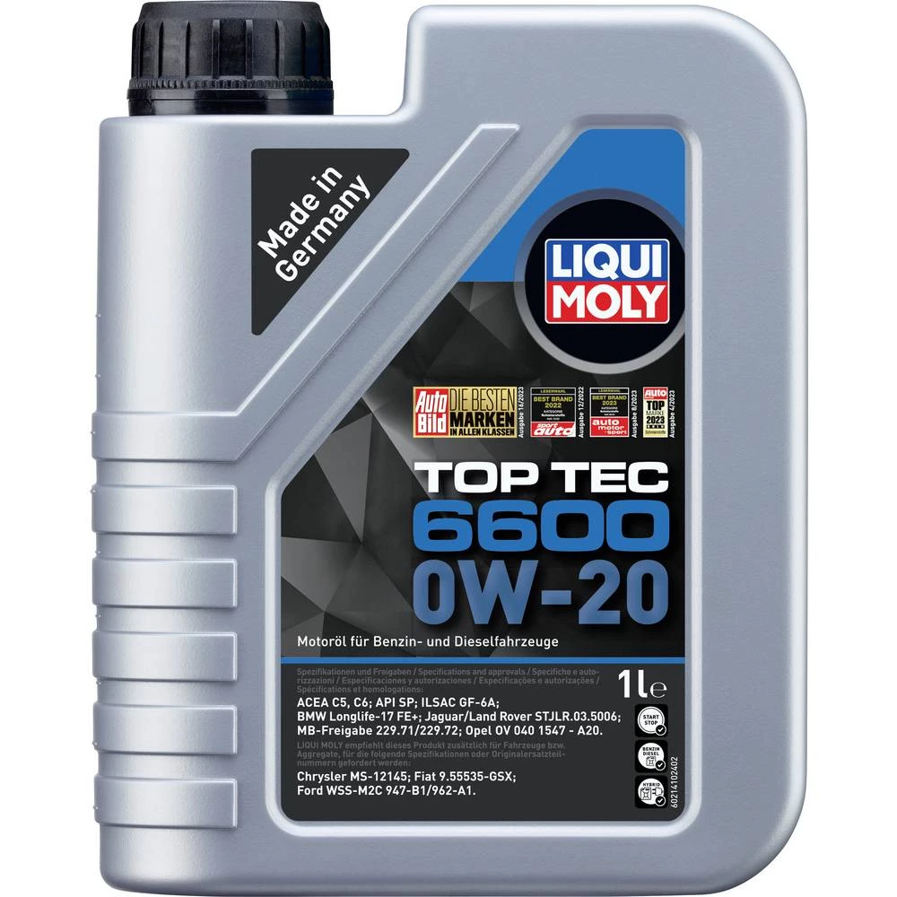 Liqui Moly Top Tec 6600 0W-20 21440 motorno ulje 1 l slika