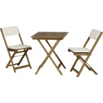 GARDAMO Almeria U92694 set vrtnog namještaja drvo, poliester prirodna