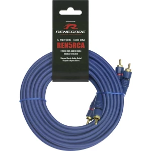 Činč kabel 5 m Renegade Ren5RCA [2x Muški cinch konektor - 2x Muški cinch konektor] slika