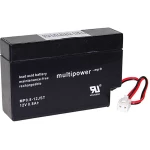 Olovni akumulator 12 V 0.8 Ah multipower PB-12-0,8-JST MP0,8-12 Olovno-koprenasti (Š x V x d) 96 x 62 x 25 mm JST priključak Bez