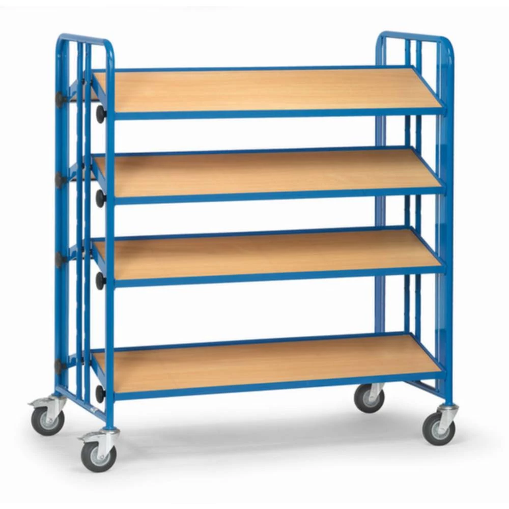 Fetra Hauptartikel 2891 etažna kolica čelik obložen s prahom Opterećenje (maks.): 300 kg briljantno-plava (RAL 5007) boj slika