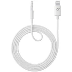 iPad/iPad Pro/iPhone Audio kabel [1x Muški konektor Apple Dock Lightning - 1x 3,5 mm banana utikač] 1 m Bijela Cellularline