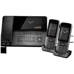 Gigaset Pro Fusion FX800W Bundle telefon s kabelom, voip Bluetooth, WLAN, dect repeater, responder, poe zaslon na dodir crna