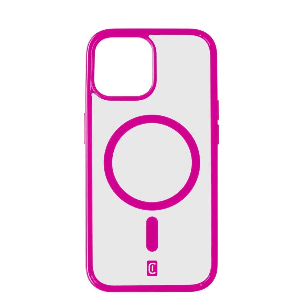 Cellularline Pop MagSafe Case MAG stražnji poklopac za mobilni telefon Apple iPhone 15 ružičasta MagSafe kompatibilna slika