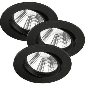 LED ugradna svjetiljka 3-dijelni komplet 16.5 W Toplo-bijela Nordlux Freemont 47580103 Crna slika