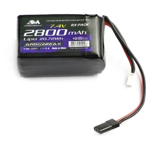 Baterija (LiPo) za prijamnik za modelarstvo 7.4 V 2800 mAh ArrowMax Grba JR slika