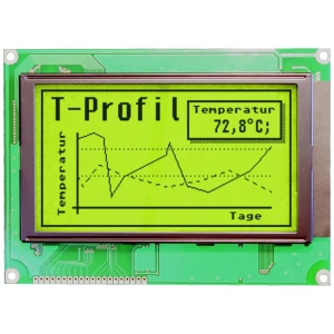 Display Elektronik grafični zaslon   žuto-zelena  240 x 128 Pixel (Š x V x D) 144.00 x 104.00 x 14.3 mm slika