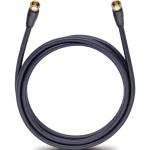Antene, SAT Priključni kabel [1x Muški konektor F - 1x Muški konektor F] 2 m 110 dB pozlaćeni kontakti Crna Oehlbach