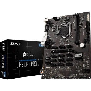 Matična ploča MSI H310-F PRO Baza Intel® 1151v2 Faktor oblika ATX Set čipova matične ploče Intel® H310 slika