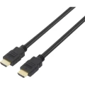 HDMI priključni kabel [1x HDMI-utikač 1x HDMI-utikač] 15 m crn slika