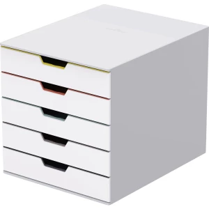 Durable Kutija s ladicama VARICOLOR MIX 5 - 7625 762527 Bijela DIN A4, DIN C4, Folija, Pismo Broj pretinaca za uvlačenje: 5 slika