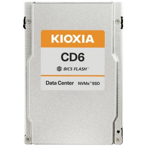 Kioxia CD6-R 7680 GB unutarnji U.2 PCIe NVMe SSD 6.35 cm (2.5 ") U.2 NVMe PCIe 4.0 x4, U.3 NVMe PCIe 4.0 x4 bulk KCD61LU slika