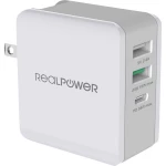 RealPower DeskCharge-65 306837 USB punjač utičnica 3 x USB