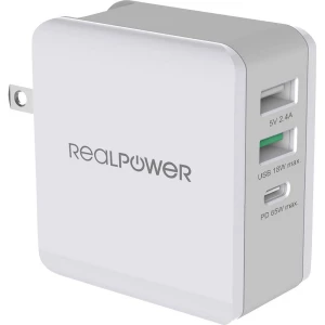 RealPower DeskCharge-65 306837 USB punjač utičnica 3 x USB slika