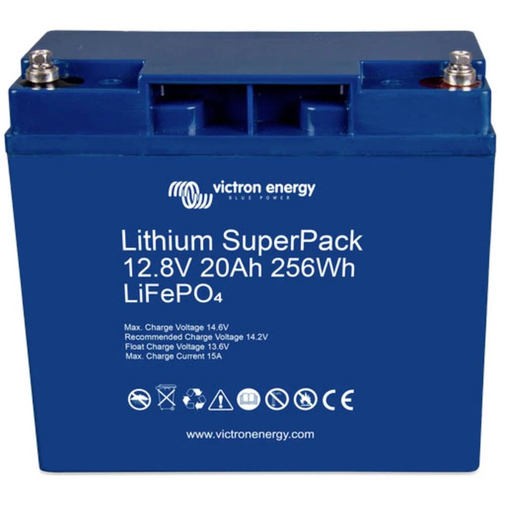 Victron Energy SuperPack solarni akumulator LiFePO 4 12.8 V 20 Ah kom. slika