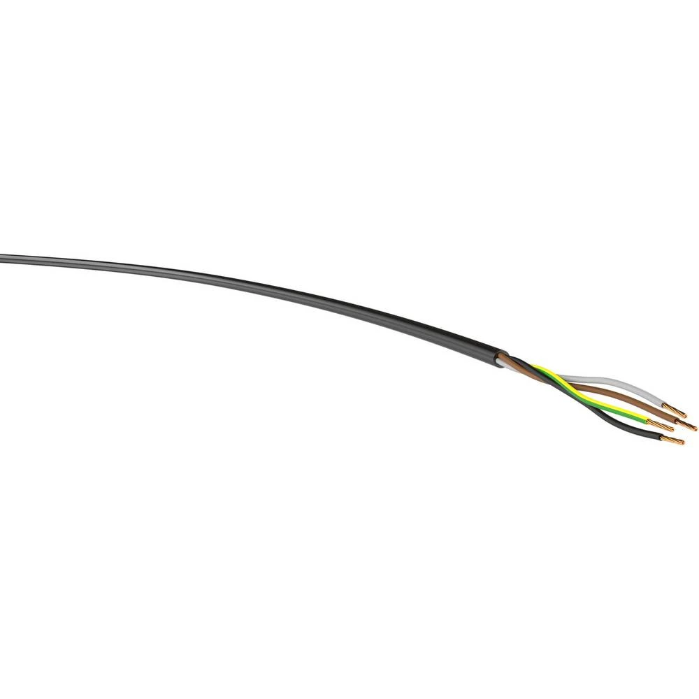 VER H05VV-F 4G1,0 sw Eca Ri.50 energetski vod H05VV-F 4 G 1 mm² crna 50 m slika