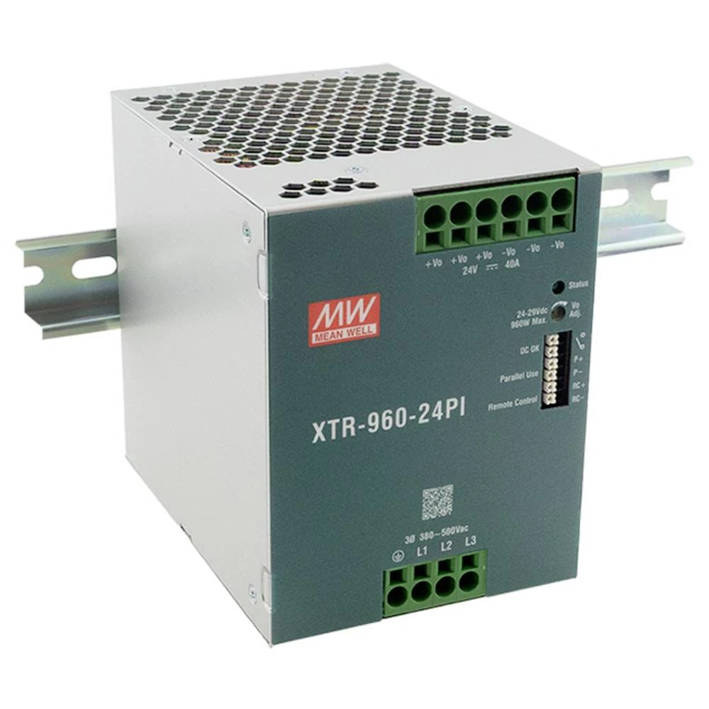 MEAN WELL XTR-960-24 DIN-napajanje (DIN-letva) 960 W slika