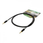 Hicon HBA-3S-0090 utičnica audio priključni kabel [1x 3,5 mm banana utikač - 1x 3,5 mm banana utikač] 0.90 m crna