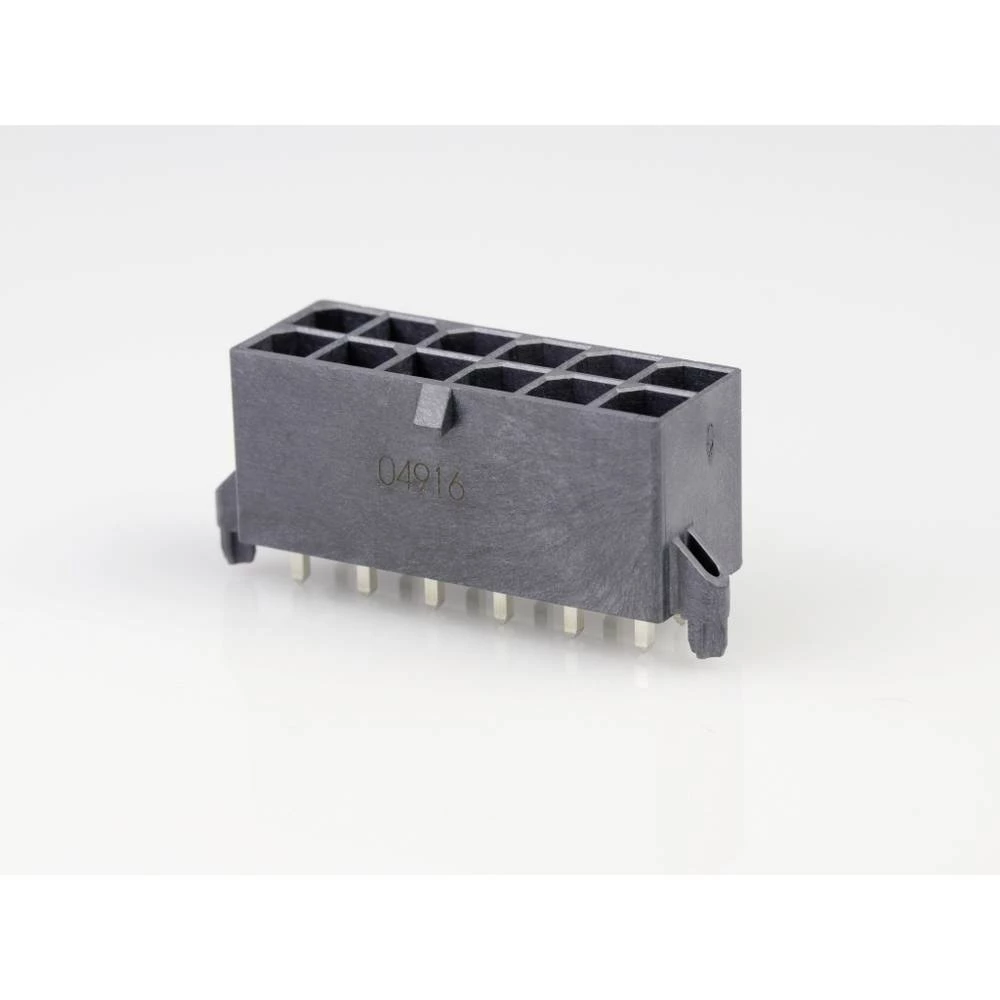 Molex ugradna standardna letva s muškim kontaktima Ukupan broj polova 12 Raster: 5.70 mm 768290012 kom. Tray slika