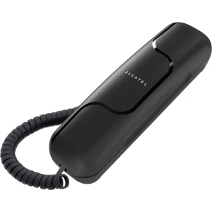 T06 telefon s kabelom, voip ultra-tanki crna slika