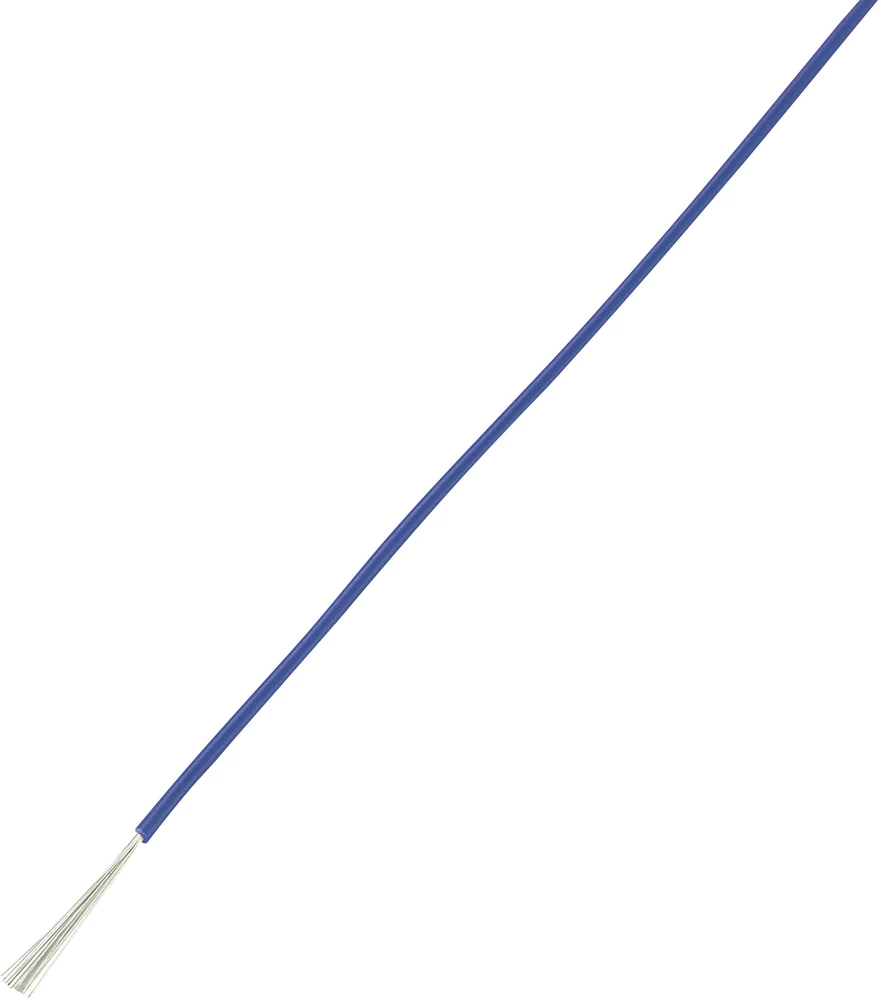 Pletenica LiY 1 x 0.14 mm&sup2; Plava boja TRU COMPONENTS 1566831 10 m slika