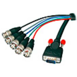 LINDY 31562 VGA priključni kabel [1x muški konektor vga - 5x muški konektor BNC] crna  1.80 m slika