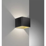 Fischer & Honsel Dan 30342 LED zidna svjetiljka 4.5 W  toplo bijela crna/zlatna