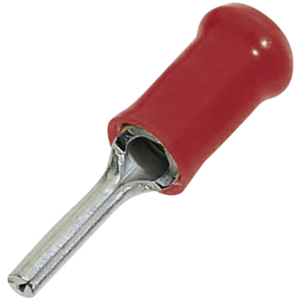 TE Connectivity 165142 iglasta kabelska stopica  0.205 mm² 1.60 mm² izolirani dio crvena 1 St. slika