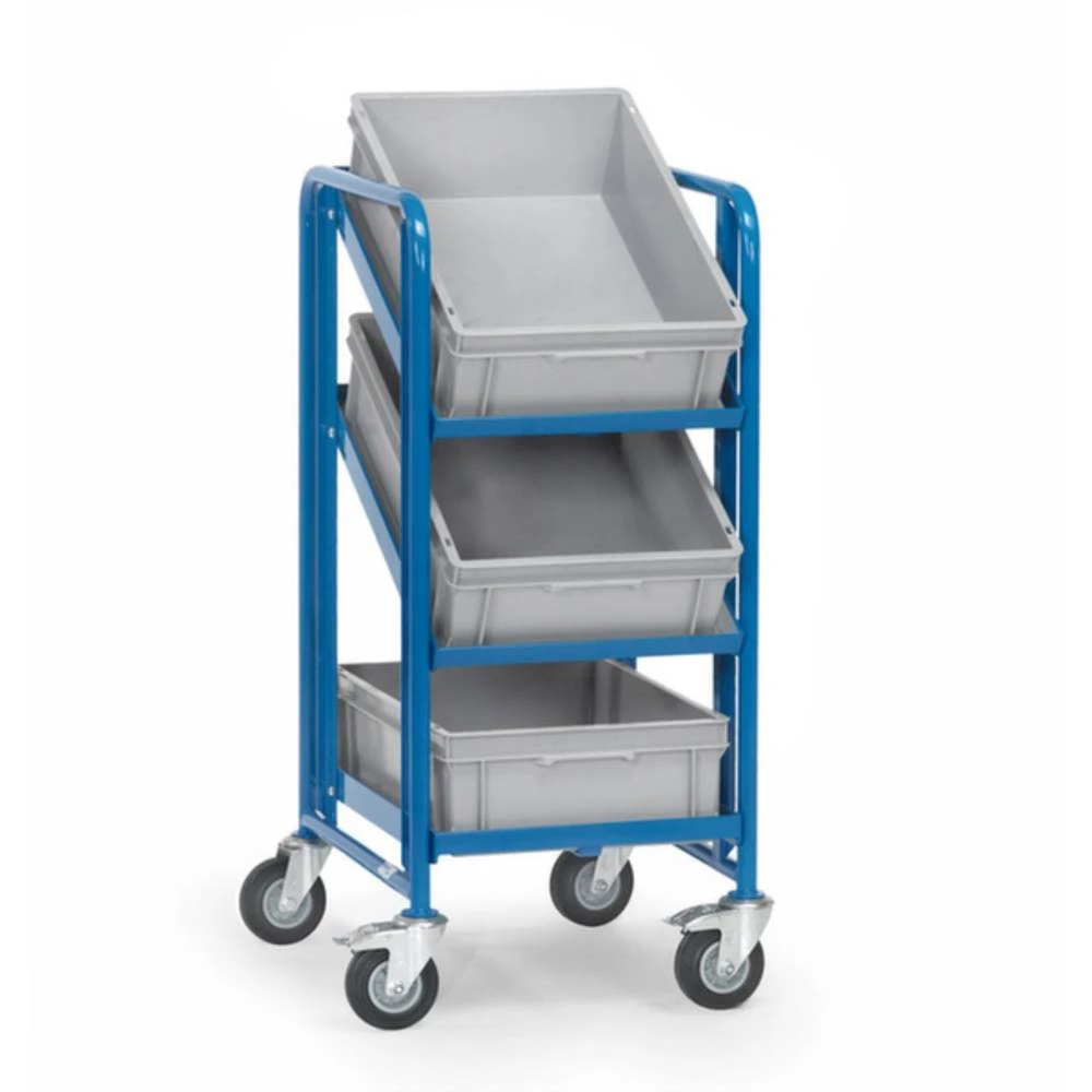 Fetra Hauptartikel 2382 kolica za euro kutije čelik obložen s prahom Opterećenje (maks.): 200 kg briljantno-plava (RAL 5 slika