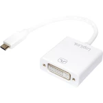USB / DVI Adapter [1x USB 3.1 muški konektor AC - 1x Ženski konektor DVI, 24 + 5 polova] Bijela LogiLink