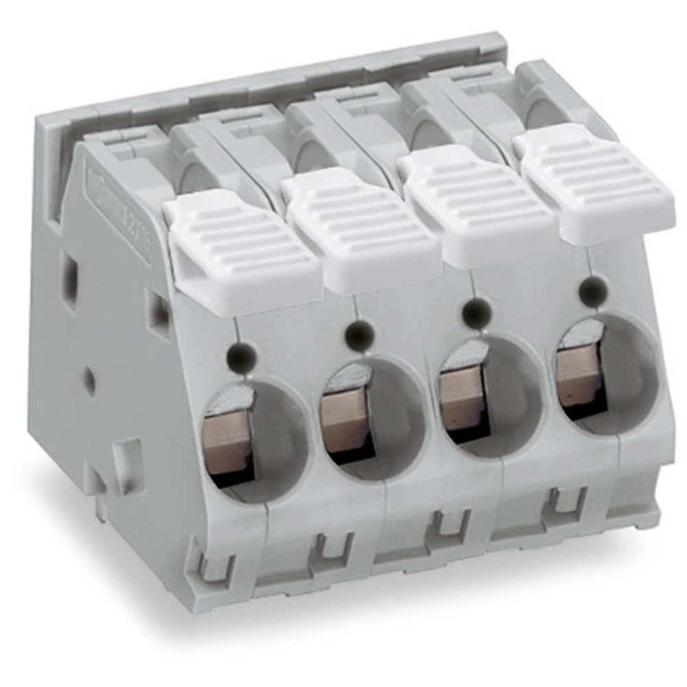 terminal na ploči, Poluga, 16 mm², korak 10 mm, 2-pinski, CAGECLAMP®, opcija premošćivanja, 16,00 mm², zeleno žuto WAGO 2716-152/000-016 stezaljka za tiskane ploče 16 mm² Broj polova (broj) 2 zelen... slika