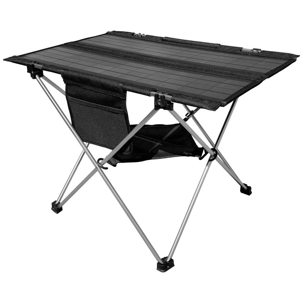 Technaxx Campingtisch TX-251 kamp stol crna, srebrna 5083 Opterećenje (težina) (maks.) 5 kg slika