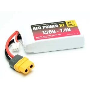 Red Power lipo akumulatorski paket za modele 7.4 V 1500 mAh   softcase XT60 slika
